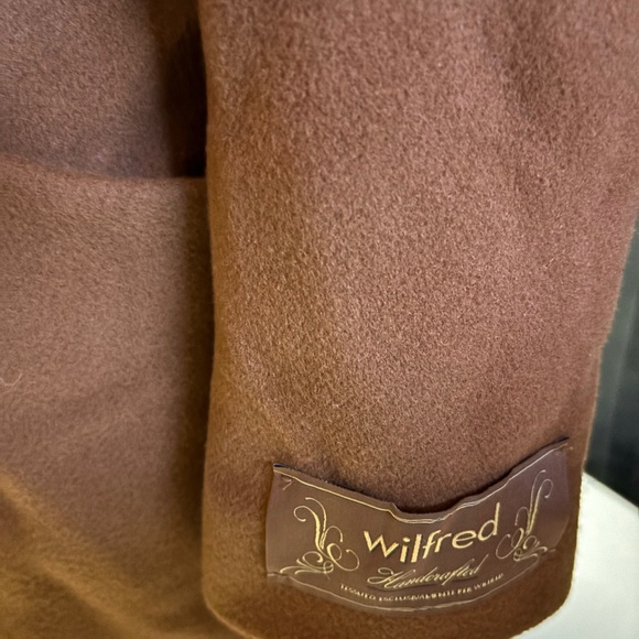 New womens small Aritzia Wilfred Cocoon Long wool and cashmere trench coat - Picture 3 of 10